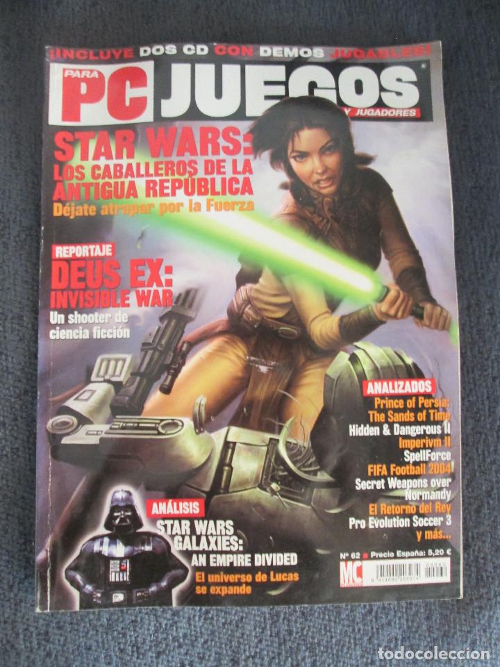 Coleccionismo de revistas y peri&oacute;dicos: PC JUEGOS Y JUGADORES N&ordm; 62