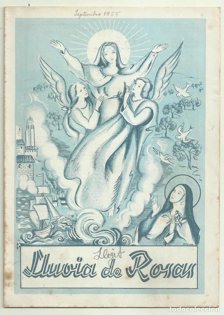 Coleccionismo de revistas y peri&oacute;dicos: REVISTA LLUVIA DE ROSAS, DE SANTA TERESITA DEL NI&Ntilde;O JESUS. N&ordm; 179, SEPTIEMBRE 1955