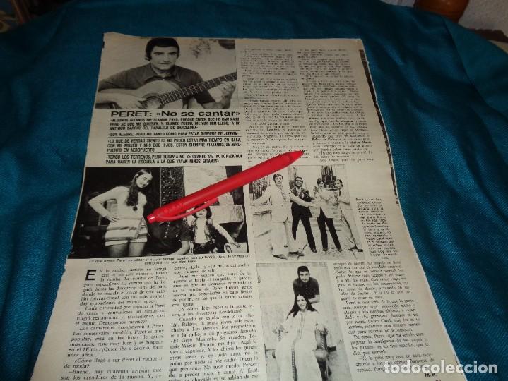 Coleccionismo de Revistas y Peri&oacute;dicos: RECORTE : ENTREVISTA A PERET . SEMANA, ENERO 1973(#)