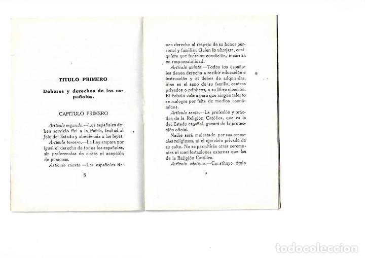 Collection Magazines and Newspapers: A&Ntilde;O 1945 FRANQUISMO FUERO DE LOS ESPA&Ntilde;OLES LEY DERECHOS LIBERTADES DEBERES DE LOS ESPA&Ntilde;OLES