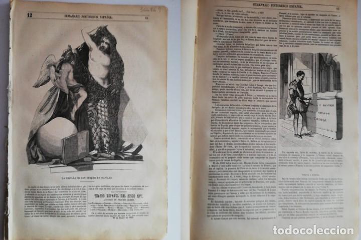 Collezionismo di Riviste e Giornali: SEMANARIO PINTORESCO ESPA&Ntilde;OL: n&ordm;12, 20 de marzo de 1853. Capilla San Severo en N&aacute;poles
