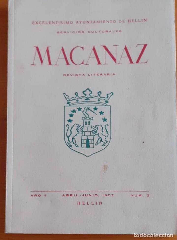 Collectionnisme de Revues et Journaux: HELLIN- ALBACETE- MACANAZ- REVISTA LITERARIA N&ordm; 2- A&Ntilde;O 1952