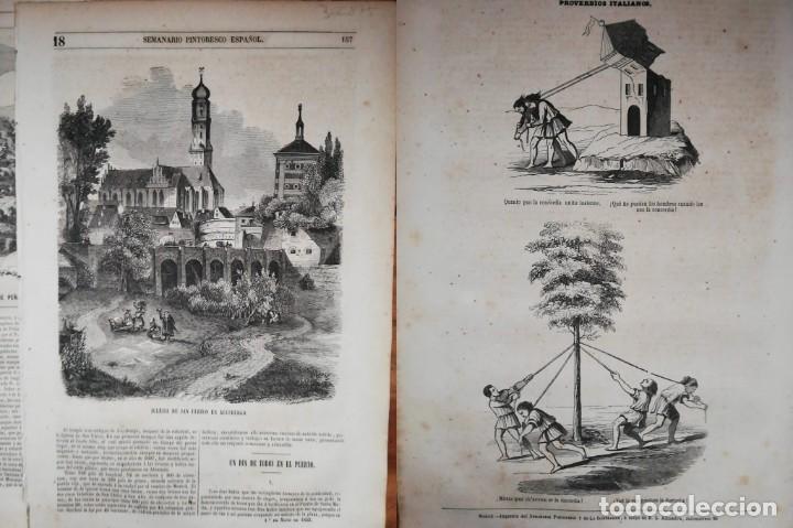 Colecionismo de Revistas e Jornais: SEMANARIO PINTORESCO ESPA&Ntilde;OL: N&ordm;18 , 1 mayo 1853. Iglesia S. Ulrico Ausburgo / Kloster Sankt Ulrich