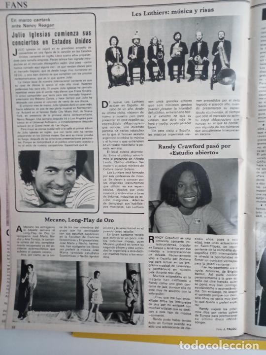 Coleccionismo de Revistas y Peri&oacute;dicos: LES LUTHIERSRANDY CRAWFORD MECANO JULIO IGLESIAS
