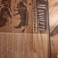 Coleccionismo de Revistas y Periódicos: SEMANARIO TRIUFO.EDICION ESPECIAL MUERTE DE MANOLETE. Lote 285519418