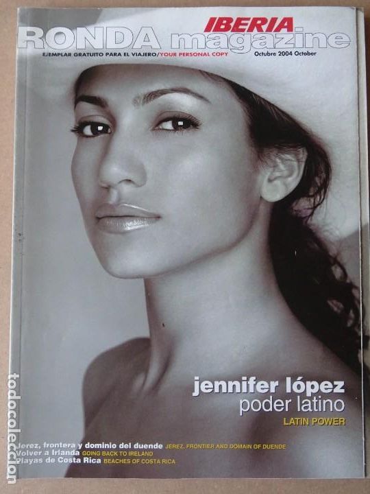 Coleccionismo de Revistas y Peri&oacute;dicos: REVISTA RONDA IBERIA OCTUBRE 2004 JENNIFER L&Oacute;PEZ