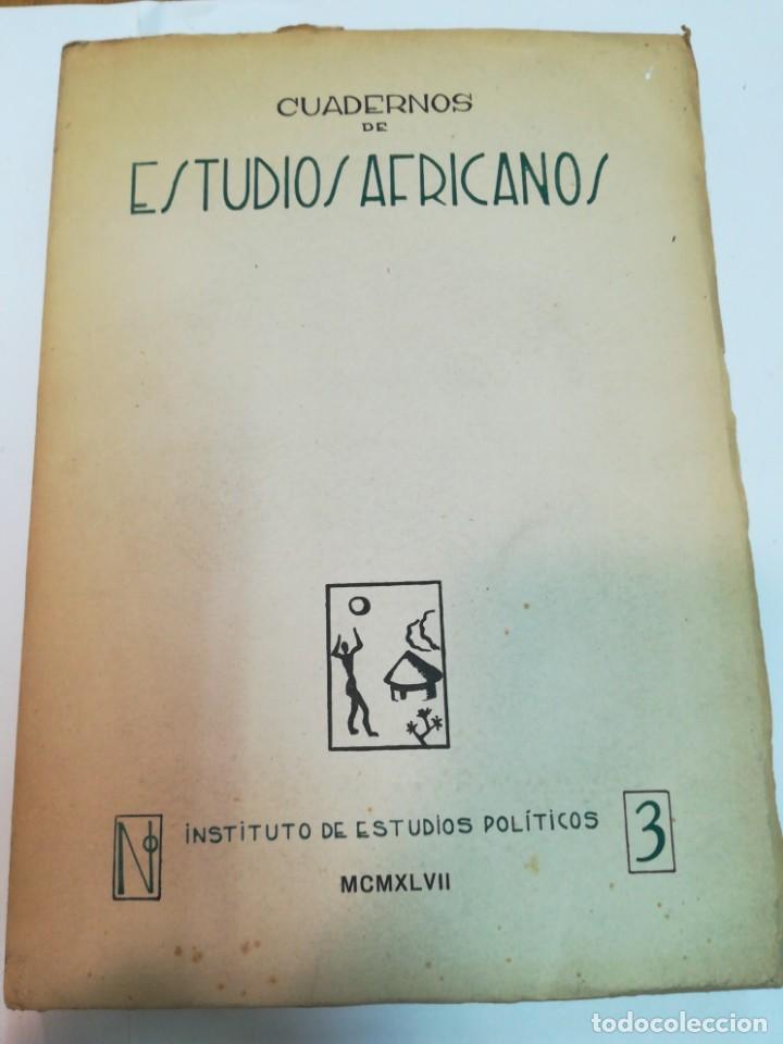 Collection Magazines and Newspapers: Cuadernos de Estudios africanos n&ordm; 3 1947 SA5465