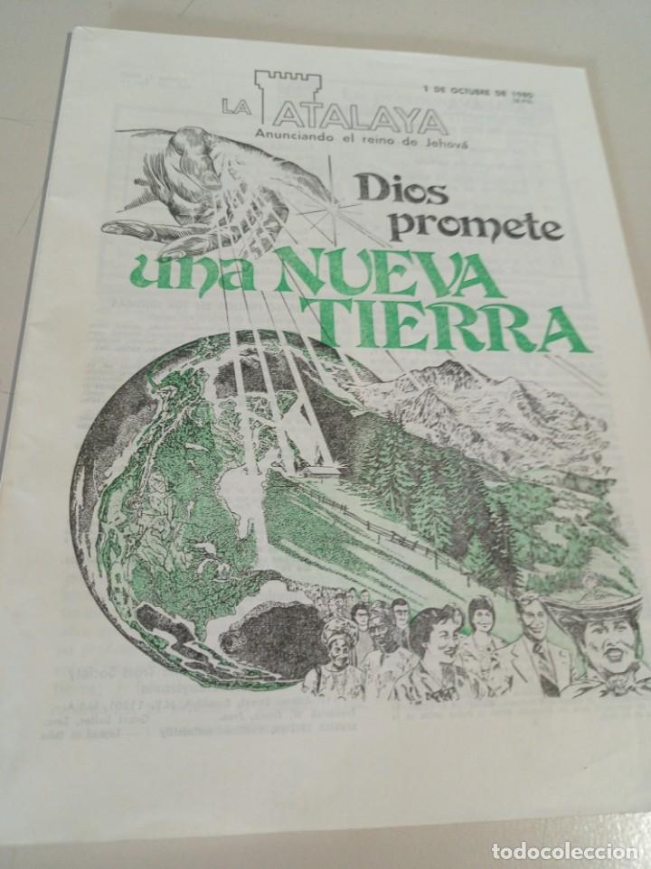 Sammeln von Zeitschriften und Zeitungen: REVISTA LA ATALAYA ANUNCIANDO EL REINO DE JEHOVA 1 OCTUBRE DE 1980 REF. UR