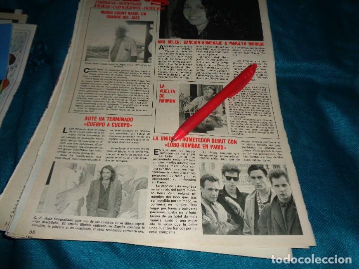 Coleccionismo de Revistas y Peri&oacute;dicos: RECORTE : ANA BELEN. RAIMON. LA UNION. LUIS EDUARDO AUTE. SEMANA, MAYO 1984(#)