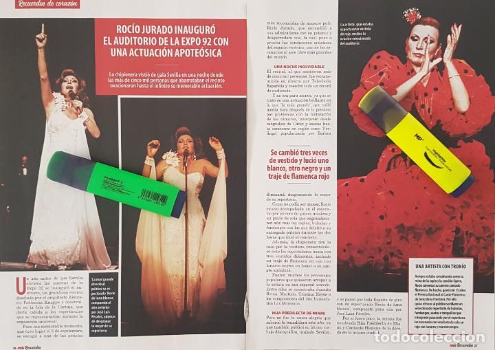 Coleccionismo de Revistas y Peri&oacute;dicos: Reportaje Roc&iacute;o Jurado.