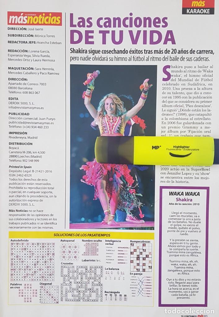 Coleccionismo de Revistas y Peri&oacute;dicos: Reportaje de Shakira.