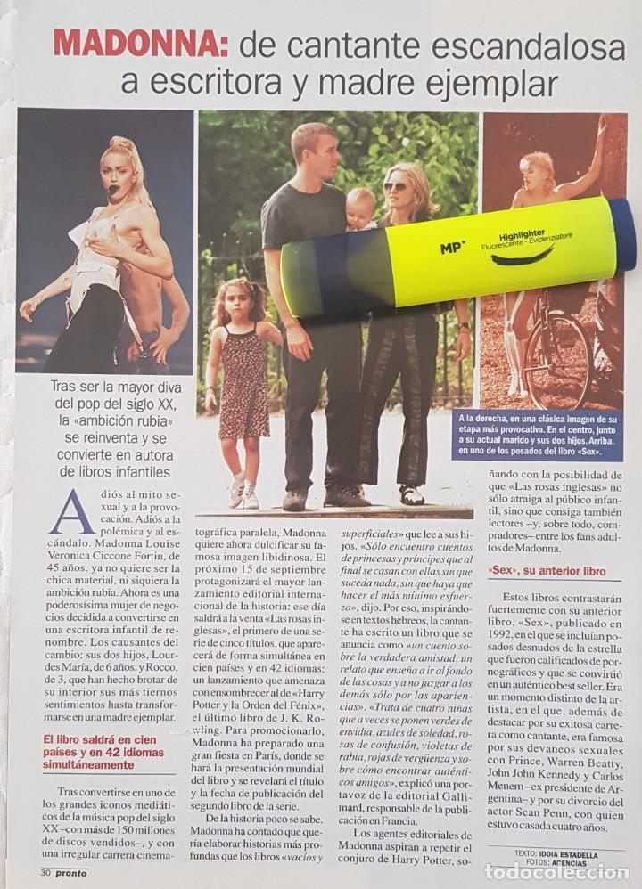 Coleccionismo de Revistas y Peri&oacute;dicos: Reportaje de Madonna 23.08.2003