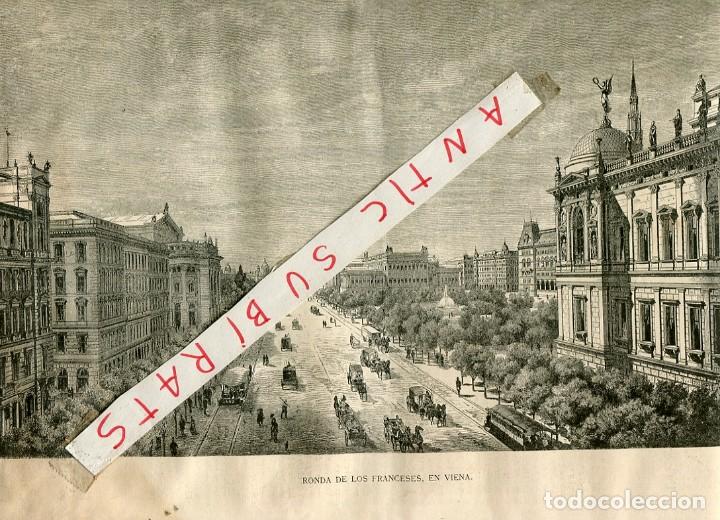 Coleccionismo de Revistas y Peri&oacute;dicos: REVISTA 1888 RIO DE LA PLATA CIUDAD WAGNER MATIAS SHMID RONDA DE LOS FRANCESES EN VIENA AUSTRIA