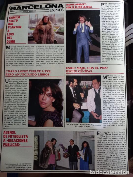 Coleccionismo de revistas y peri&oacute;dicos: asensi charo lopez enric majo camilo sesto bigote arrocet edmundo