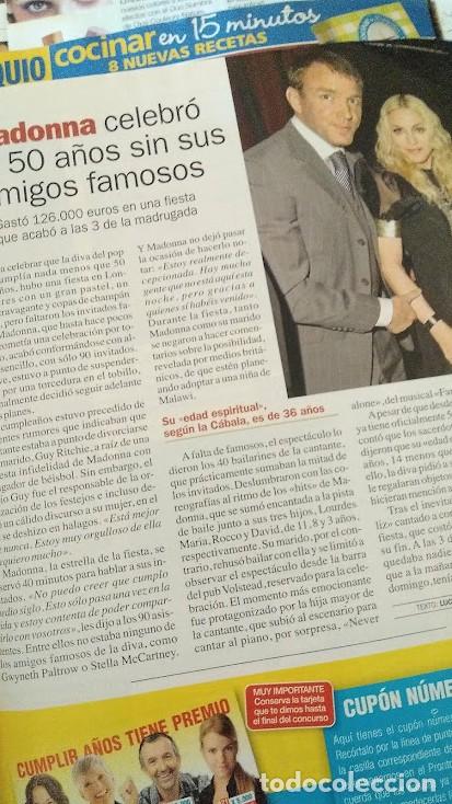 Coleccionismo de Revistas y Peri&oacute;dicos: REVISTA PRONTO CON ANIVERSARIO 50 A&Ntilde;OS DE MADONNA
