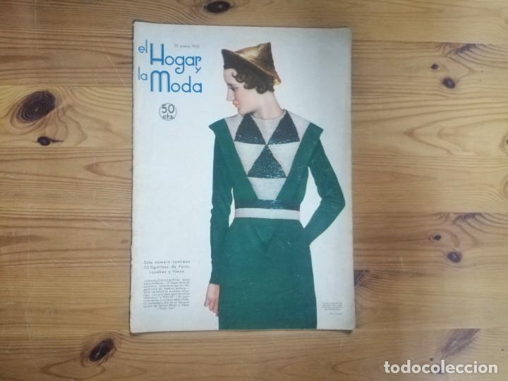Coleccionismo de revistas y peri&oacute;dicos: HOGAR Y MODA 25 ENERO 1935