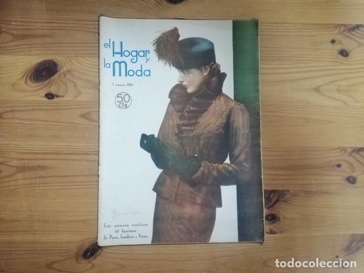 Collection Magazines and Newspapers: HOGAR Y MODA 5 ENERO 1935