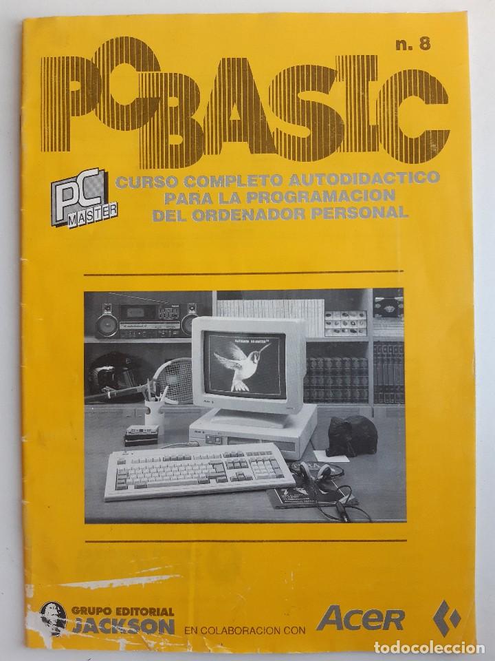 Coleccionismo de revistas y peri&oacute;dicos: PC BASIC PC MASTER NUMERO 8 JACKSON 1990 INFORMATICA RETRO - Foto 2