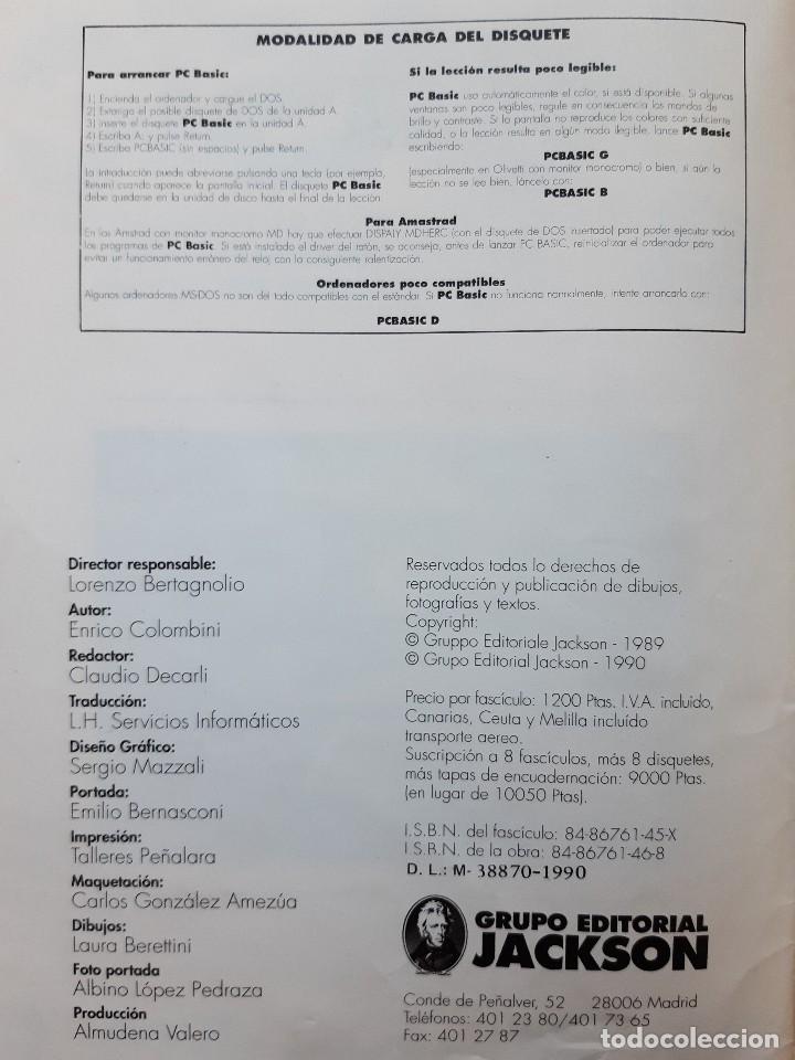 Coleccionismo de revistas y peri&oacute;dicos: PC BASIC PC MASTER NUMERO 8 JACKSON 1990 INFORMATICA RETRO - Foto 4