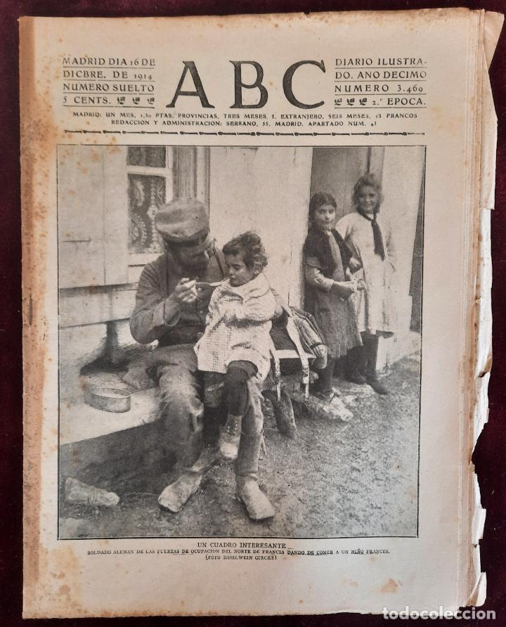 Coleccionismo de Revistas y Peri&oacute;dicos: ABC N⁰ 3469 16-DICIEMBRE-1914 - I GUERRA MUNDIAL (VER FOTOS).