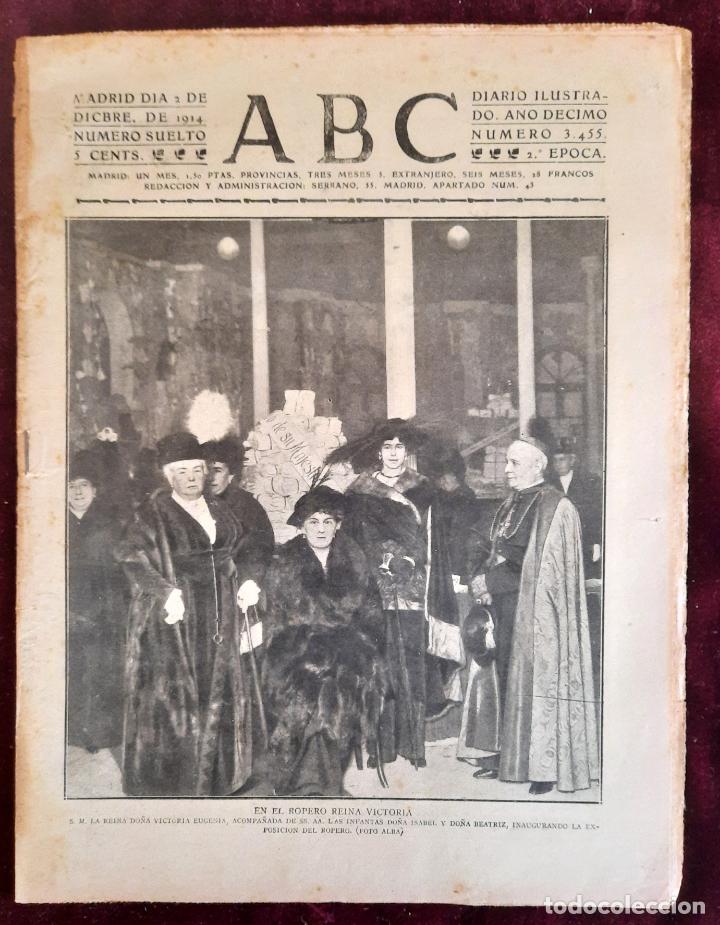 Coleccionismo de Revistas y Peri&oacute;dicos: ABC N⁰ 3455 02-DICIEMBRE-1914 - I GUERRA MUNDIAL (VER FOTOS).