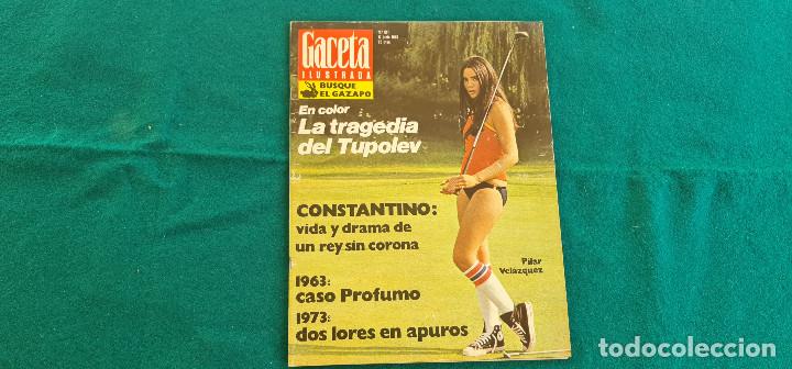 Coleccionismo de revistas y peri&oacute;dicos: REVISTA GACETA ILUSTRADA N&ordm; 871 (17 JUNIO 1973) PILAR VELAZQUEZ