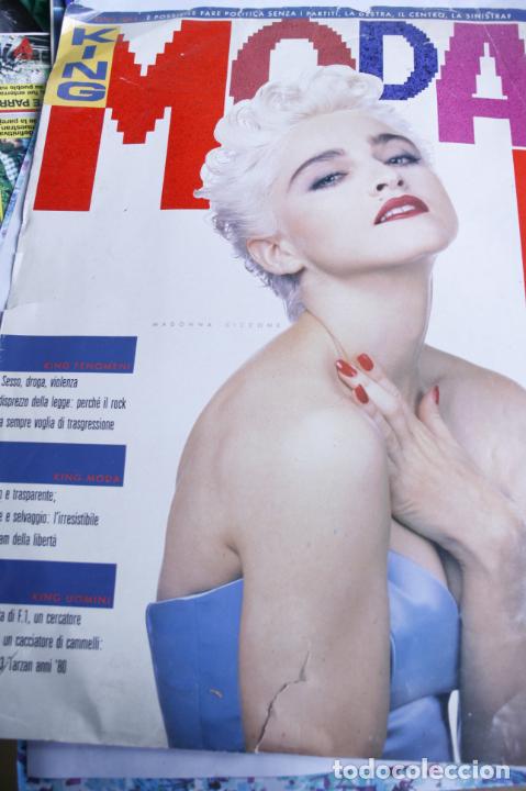 Coleccionismo de Revistas y Peri&oacute;dicos: PORTADA DE MADONNA REVISTA ITALIANA MODA A&Ntilde;OS 80 28 x 41 CMS. GRANDE