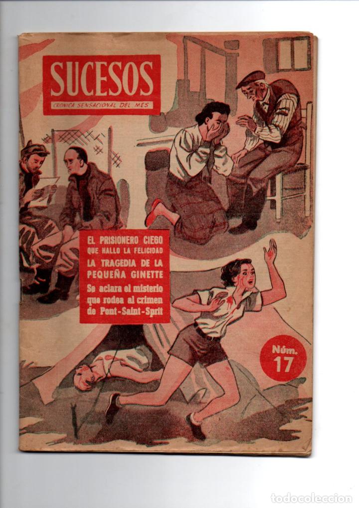 Coleccionismo de Revistas y Peri&oacute;dicos: REVISTA SUCESOS N&ordm; 17. HECHICER&Iacute;A: PODER DE SUGESTION, EL HOROSCOPO DE MANOLETE. MAYO 1954