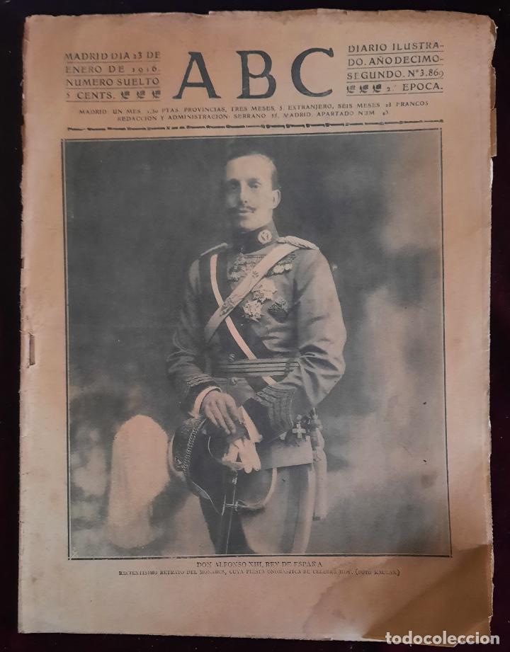 Coleccionismo de Revistas y Peri&oacute;dicos: ABC N⁰ 3869 23-ENERO-1916 - I GUERRA MUNDIAL (VER FOTOS).