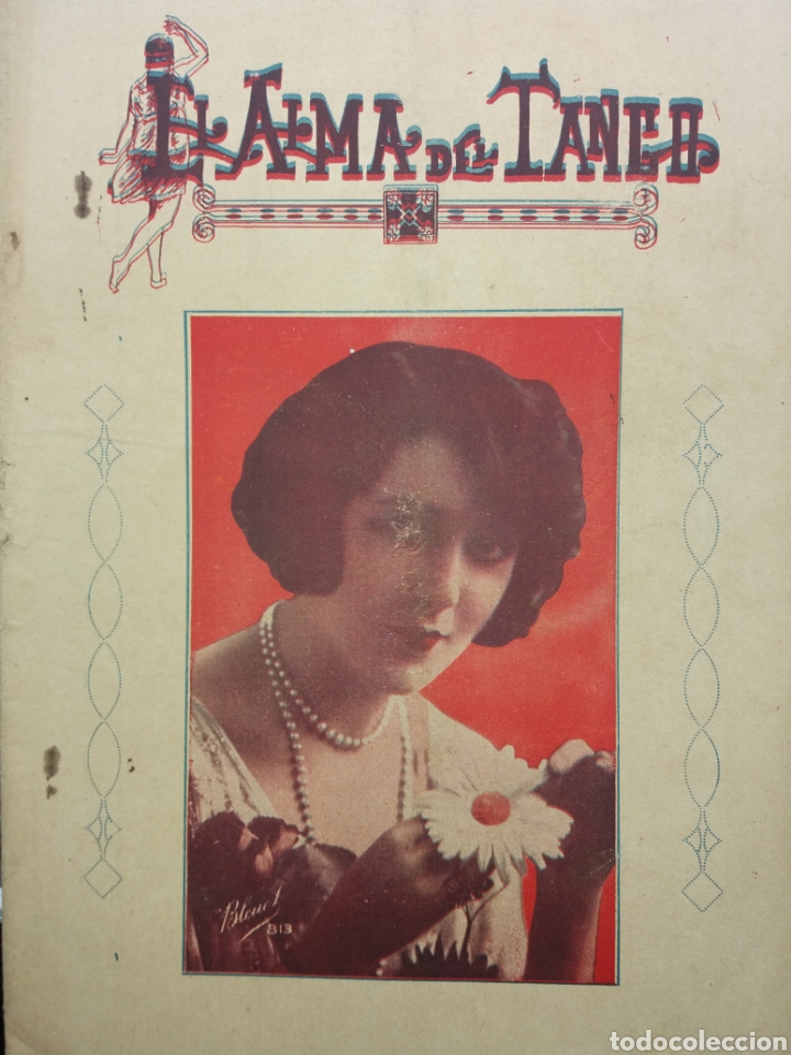 Coleccionismo de Revistas y Peri&oacute;dicos: REVISTA URUGUAYA MUY RARA EL ALMA DEL TANGO 1926 CARLOS GARDEL EN LA PORTADA MUY RARO !