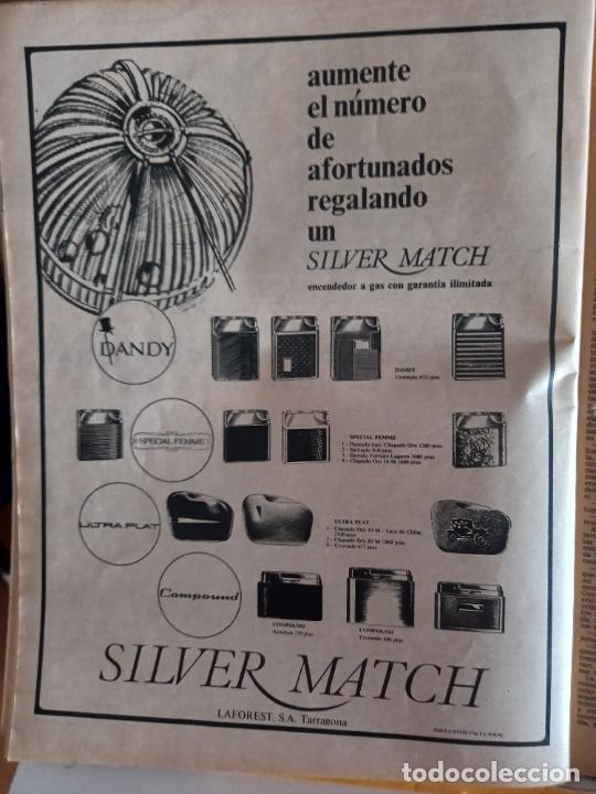 Collectionnisme de Revues et Journaux: anuncio encendedores silver match