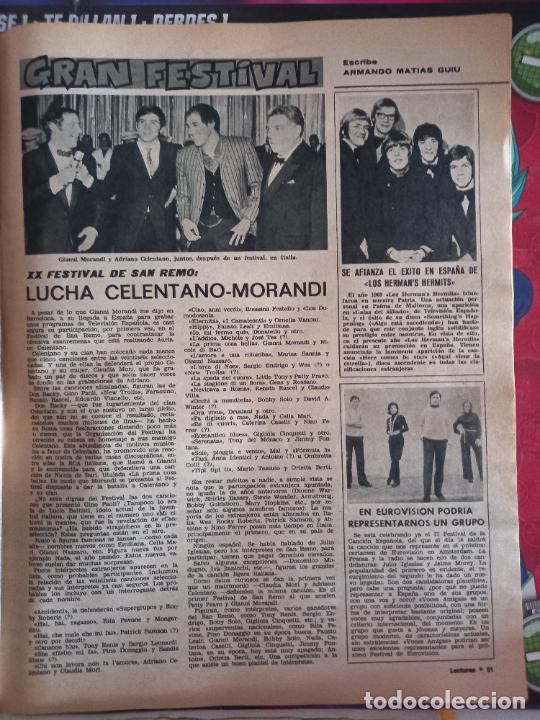 Coleccionismo de Revistas y Peri&oacute;dicos: celentano morandi hermans hermits voces amigas en eurovision