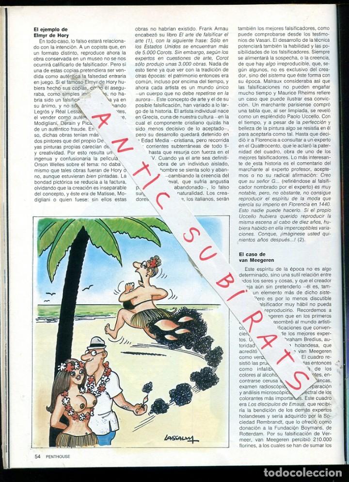 Coleccionismo de revistas y peri&oacute;dicos: REVISTA 1981 ROSINA DRAKE BANI SADR FALSIFICACION CUADROS PICASSO ELMYR DE HORY VAN MEEGEREN IBIZA