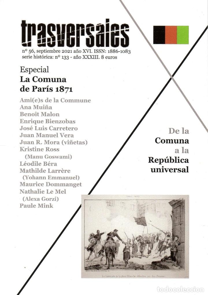Coleccionismo de revistas y peri&oacute;dicos: Trasversales n&ordm; 56, 2021. Especial La Comuna de Par&iacute;s 1871, 150 aniversario