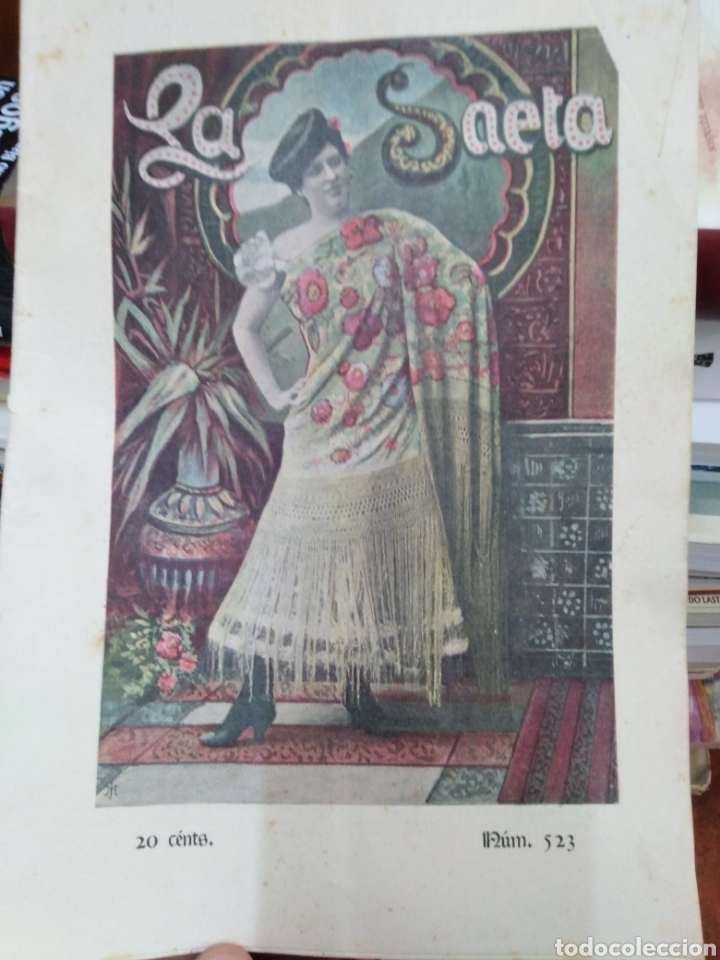 Collezionismo di Riviste e Giornali: SEMANARIO ILUSTRADO-LA SAETA 1900 N&deg;523