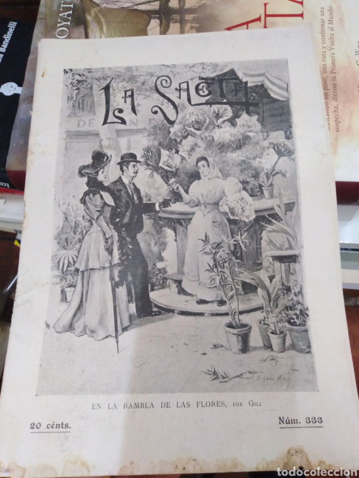 Sammeln von Zeitschriften und Zeitungen: LA SAETA/SEMANARIO ILUSTRADO 1897 N&deg;333
