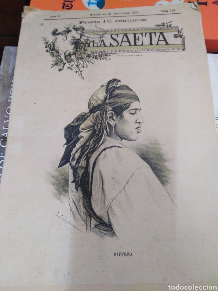 Sammeln von Zeitschriften und Zeitungen: LA SAETA/SEMANARIO ILUSTRADO 1893 N&deg;158
