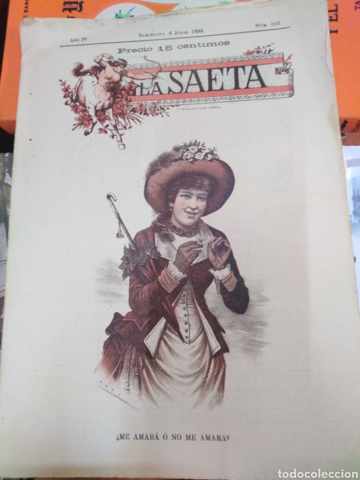 Sammeln von Zeitschriften und Zeitungen: LA SAETA/SEMANARIO ILUSTRADO 1893 N&deg;133