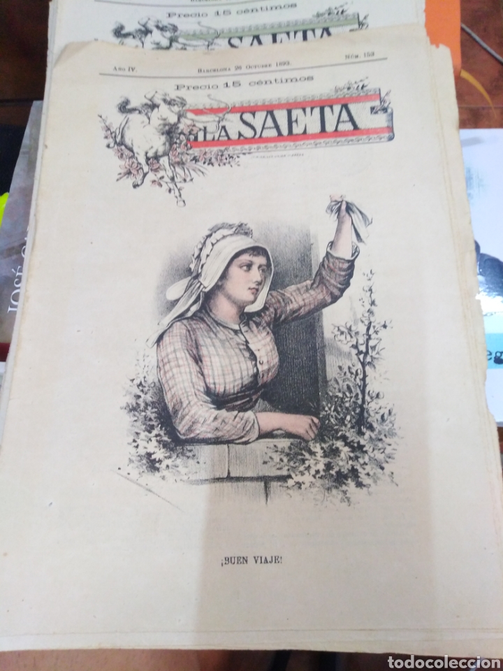 Collection Magazines and Newspapers: LA SAETA/SEMANARIO ILUSTRADO 1893 N&deg;153