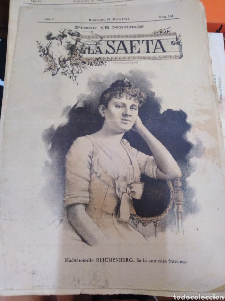 Sammeln von Zeitschriften und Zeitungen: LA SAETA/SEMANARIO ILUSTRADO 1894 N&deg;184