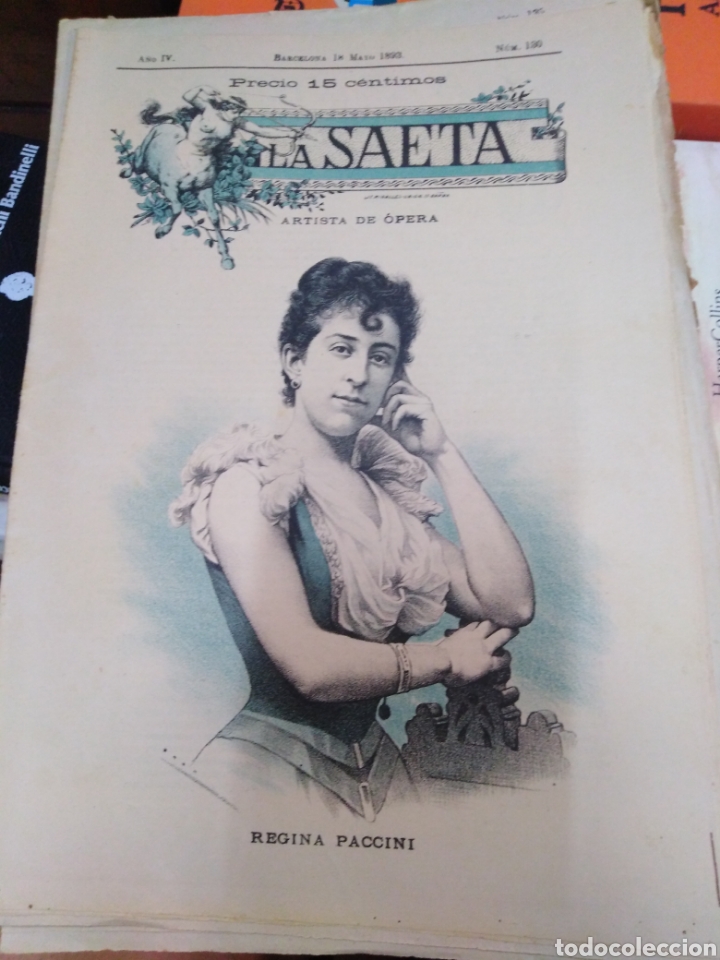 Sammeln von Zeitschriften und Zeitungen: LA SAETA/SEMANARIO ILUSTRADO 1893 N&deg;130