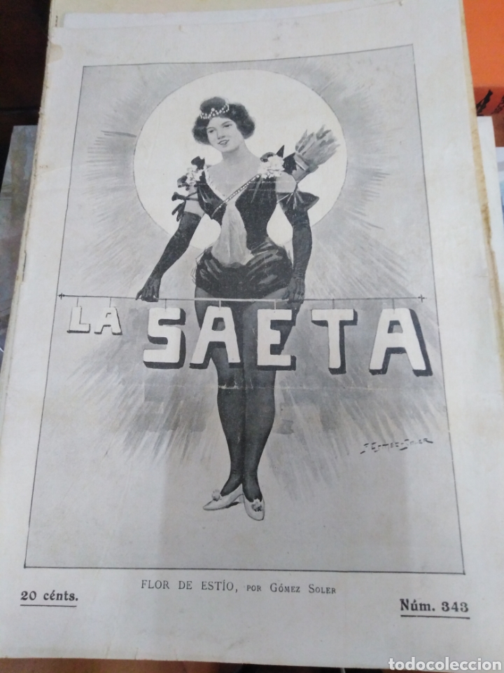 Sammeln von Zeitschriften und Zeitungen: LA SAETA/SEMANARIO ILUSTRADO 1897 N&deg;343