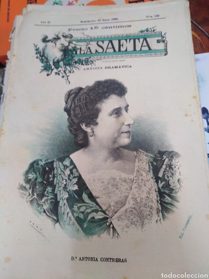 Sammeln von Zeitschriften und Zeitungen: LA SAETA/SEMANARIO ILUSTRADO 1893 N&deg;140