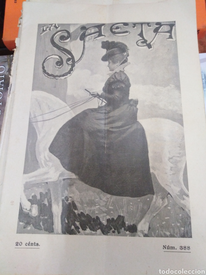 Sammeln von Zeitschriften und Zeitungen: LA SAETA/SEMANARIO ILUSTRADO 1898 N&deg;388