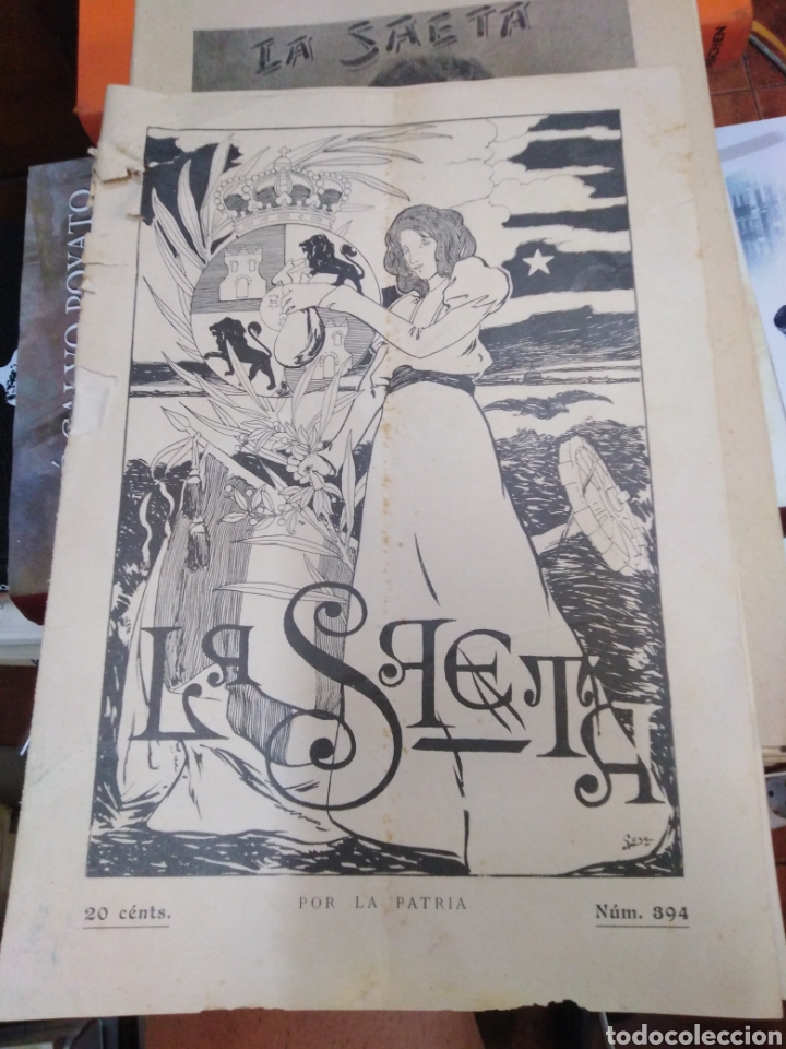 Sammeln von Zeitschriften und Zeitungen: LA SAETA/SEMANARIO ILUSTRADO 1898 N&deg;394