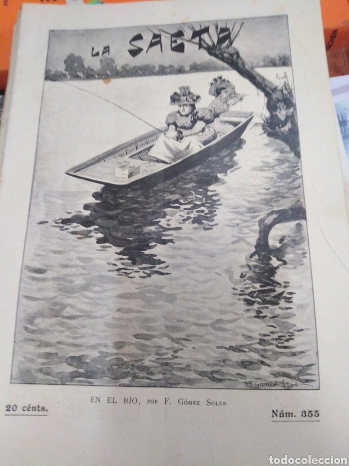 Sammeln von Zeitschriften und Zeitungen: LA SAETA/SEMANARIO ILUSTRADO 1897 N N&deg;355