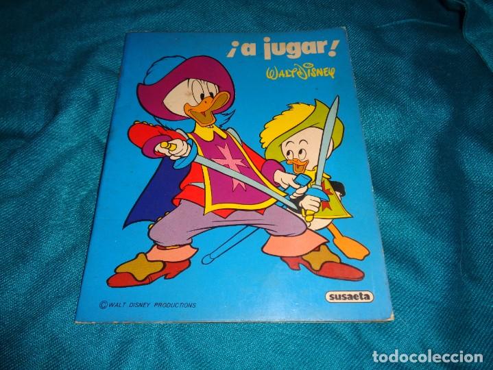 Coleccionismo de revistas y peri&oacute;dicos: &iexcl; A JUGAR &iexcl; WALT DISNEY. EDT. SUSAETA, 1975. CUADERNO PARA COLOREAR Y JUGAR