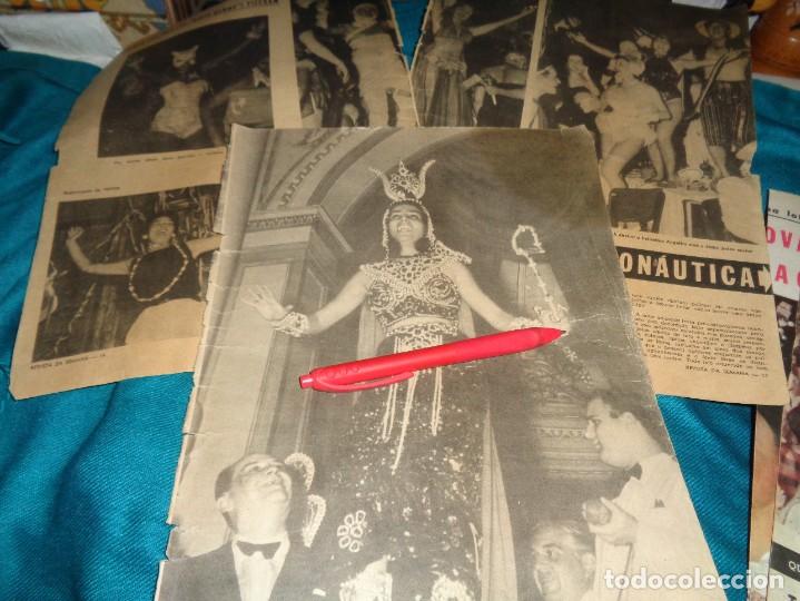 Coleccionismo de Revistas y Peri&oacute;dicos: RECORTE : REVISTA DA SEMANA : ELECCION DE GANADORAS DE CONCURSO DE DISFRACES( EN PORTUGUES)