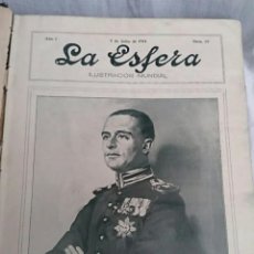 Coleccionismo de Revistas y Periódicos: ANTIGUO LIBRO DE REVISTAS LA ESFERA DE 1914. Lote 287000548
