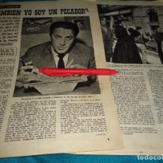Coleccionismo de Revistas y Periódicos: RECORTE : ENTREVISTA A FEDERICO FELLINI. TRIUNFO, MARZO 1960